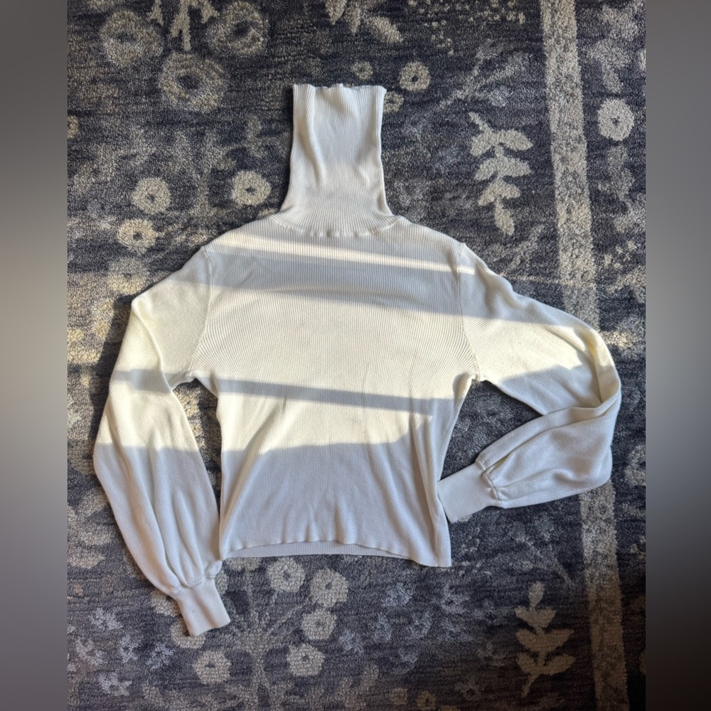 Spell Cream Turtleneck Top